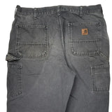 Carhartt Carpenter Pants - 36W 34L Gray Cotton