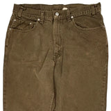 550 Levis Jeans - 36W 30L Brown Cotton