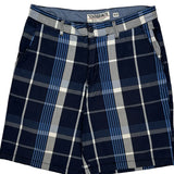 Ecko Unltd Checked Chino Shorts - 34W 10L Gray Cotton