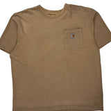 Carhartt T-Shirt - 2XL Beige Cotton