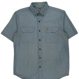 Carhartt Short Sleeve Shirt - Medium Blue Cotton
