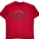 Hawkeye Harley-Davidson Coralville, Ia Harley Davidson Graphic T-Shirt - 2XL Red Cotton