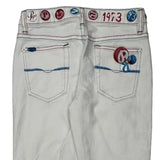 Union Jack Flag Design Pepe Jeans Graphic Jeans - 23W UK 4 Black Cotton