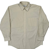 Yves Saint Laurent Shirt - Large Cream Cotton