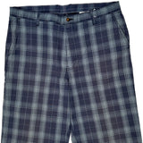 Dickies Checked Shorts - 36W 11L Blue Cotton