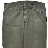 Dickies Carpenter Trousers - 36W 30L Green Cotton