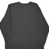 Carhartt Spellout Long Sleeve T-Shirt - 2XL Grey Cotton