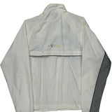 Reebok Windbreaker - Large White Polyester