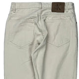 Calvin Klein Jeans - 31W 30L Cream Cotton