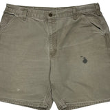 Carhartt Carpenter Shorts - 36W 9L Gray Cotton
