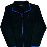 Polo By Ralph Lauren Fleece Jacket - Small Black Polyester