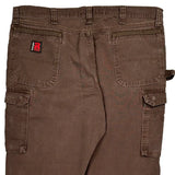 Wrangler Carpenter Pants - 40W 30L Brown Cotton