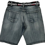 Ecko Unltd Denim Shorts - 32W 11L Gray Denim