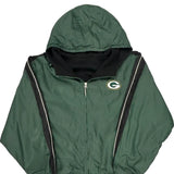 Green Bay Packers Nfl Reversible Windbreaker - XL Green Polyester