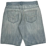Avirex Denim Shorts - 34W 12L Light Wash Denim