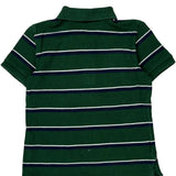 Age 4 Polo By Ralph Lauren Striped Polo Shirt - Small Green Cotton