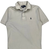 Polo By Ralph Lauren Polo Shirt - Medium Cream Cotton
