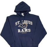 St. Louis Rams Nfl Hoodie - XL Navy Cotton Blend