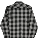 Levis Checked Flannel Shirt - Medium Black Cotton
