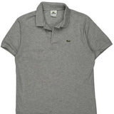 Lacoste Polo Shirt - Medium Gray Cotton