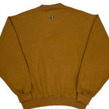 90'S Blank Made In USA Jerzees Sweatshirt - Medium Brown Cotton Blend