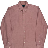 Ralph Lauren Shirt - Medium Red Cotton