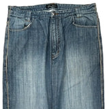 Sean John Wide Leg Jeans - 36W 29L Blue Cotton