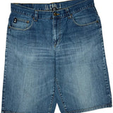 Ll Cool J Denim Shorts - 38W 12L Blue Cotton
