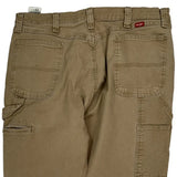 Wrangler Carpenter Trousers - 37W 32L Beige Cotton