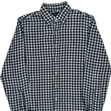 Ralph Lauren Checked Shirt - Large Blue Cotton