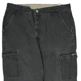 Wrangler Cargo Trousers - 35W 30L Grey Cotton