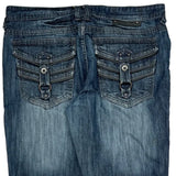 Unbranded Boot Cut Jeans - 38W 32L Blue Cotton