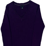 Tommy Hilfiger Sweater - Large Purple Cotton