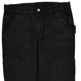 Brahma Cargo Pants - 36W 33L Black Cotton