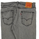 Levis 505 Jeans - 34W 29L Gray Cotton