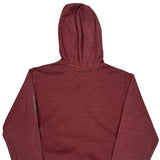 Carhartt Hoodie - Small Burgundy Cotton Blend