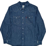 Levis Denim Shirt - 2XL Blue Denim