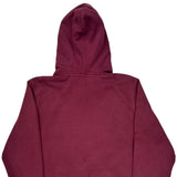 The North Face Hoodie - Large Burgundy Cotton