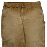 Carhartt Double Knee Carpenter Pants - 36W 30L Brown Cotton