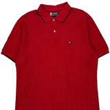 Chaps Ralph Lauren Polo Shirt - Large Red Cotton