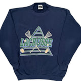 Lacrosse Tultex Graphic Sweatshirt - XL Navy Cotton