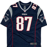 New England Patriots Nike Nfl Football Jersey - Large Navy Polyester