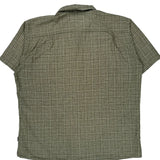 Patagonia Checked Short Sleeve Shirt - 2XL Green Cotton