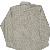 Light Tattersalls Barbour Checked Shirt - Large Cream Cotton