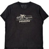 Patagonia Slim Fit T-Shirt - 2XL Black Cotton