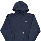 Carhartt Hoodie - XL Navy Cotton Blend