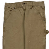 Wrangler Carpenter Trousers - 32W 30L Brown Cotton