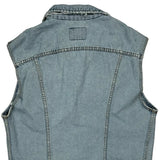 Lee Denim Gilet - XL Light Wash Denim