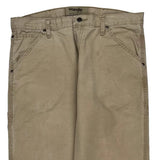 Wrangler Carpenter Trousers - 35W 30L Beige Cotton