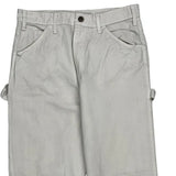 Dickies Carpenter Trousers - 30W 30L Beige Cotton